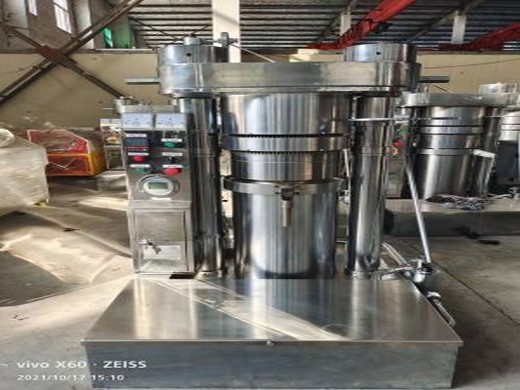 آلات مطحنة الزيت بالضغط اللولبي الميكانيكية الأعلى مبيعًا في السليمانية