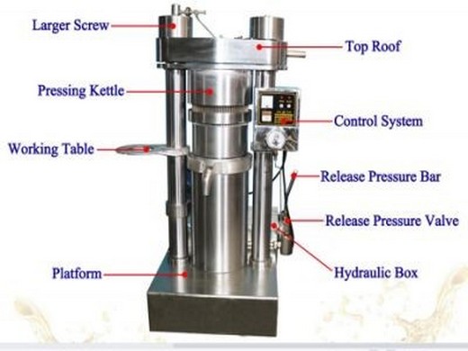 ماكينة ضغط زيت اللوز الهيدروليكية من اميسي في السليمانية